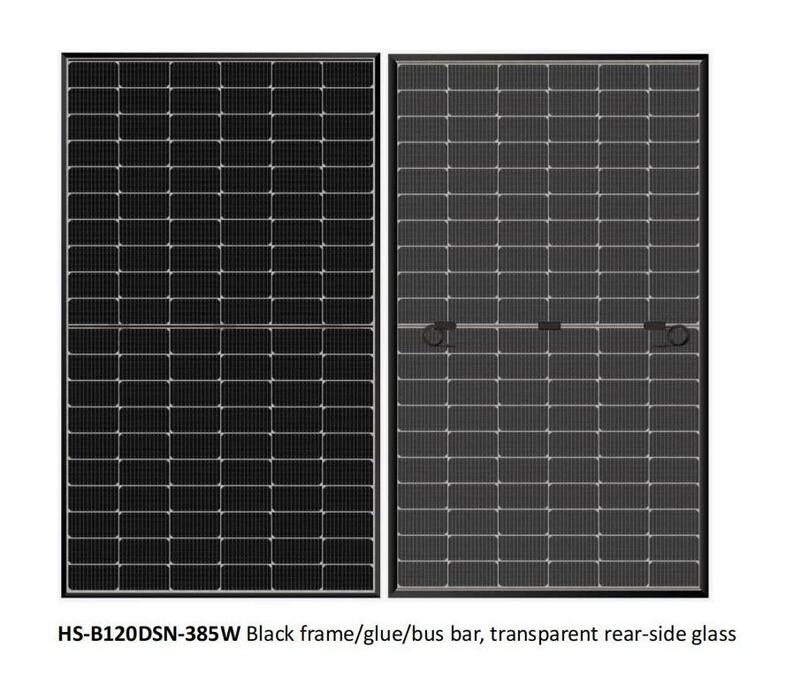 Solar Panel Huasun Mono N Type Hjt High Transparency Bifacial