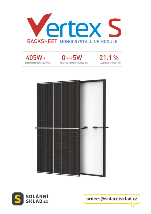 PV Modul on sale Trina Solar 405 Wp Black Frame Vertex S TSM-DE09.08